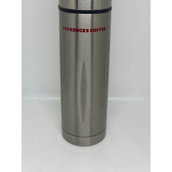 Starbucks 2006 Coffee Stainless Steel Travel Thermos – 14oz Insulated 9.5" - Picture 3 of 9